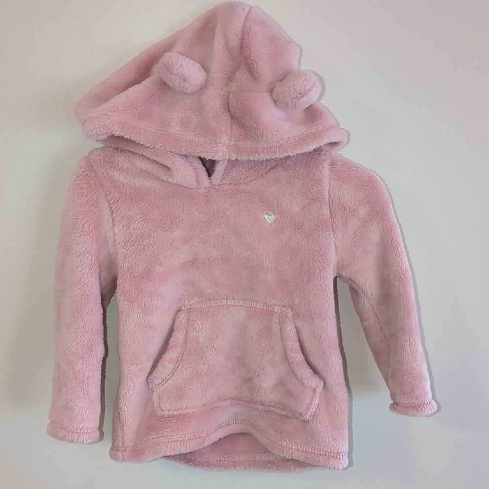 Carter's Soft Pink Fleece Hoodie with Ears
